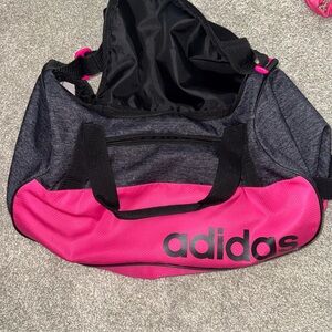 adidas Pink and Black Travel Duffel
